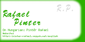 rafael pinter business card